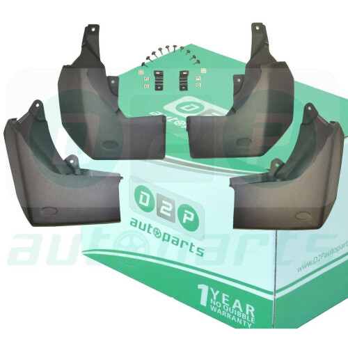 FOR LAND ROVER DISCOVERY 4 LR4 FRONT & REAR MUD FLAPS SET MUDFLAPS KIT (2010+) 1