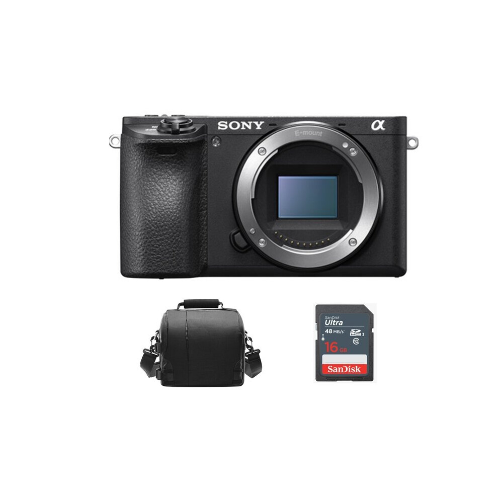 SONY A6500 Body Black+ Bag + 16GB SD card