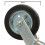 Parnells Gate castor wheel, spring loaded, heavy duty - Load capacity: 70kg 5