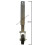 Parnells Gate castor wheel, spring loaded, heavy duty - Load capacity: 70kg 2