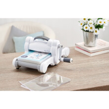 SIZZIX Machine manuelle à découper et gaufrer - Blanc et gris - Format A5
