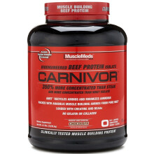 MuscleMeds, Carnivor, Proteina de Carne de Bivol Bioinginerizată, Fruți de Pădure, 3.67 lbs (1,669 g)