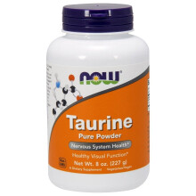 Pulbere de Taurină Pură NOW Foods, 8 oz (227 g)