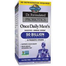 Garden of Life, Probiotiques Formulés par le Dr, Quotidien Homme, 50 Milliards, 30 Gélules Végétariennes