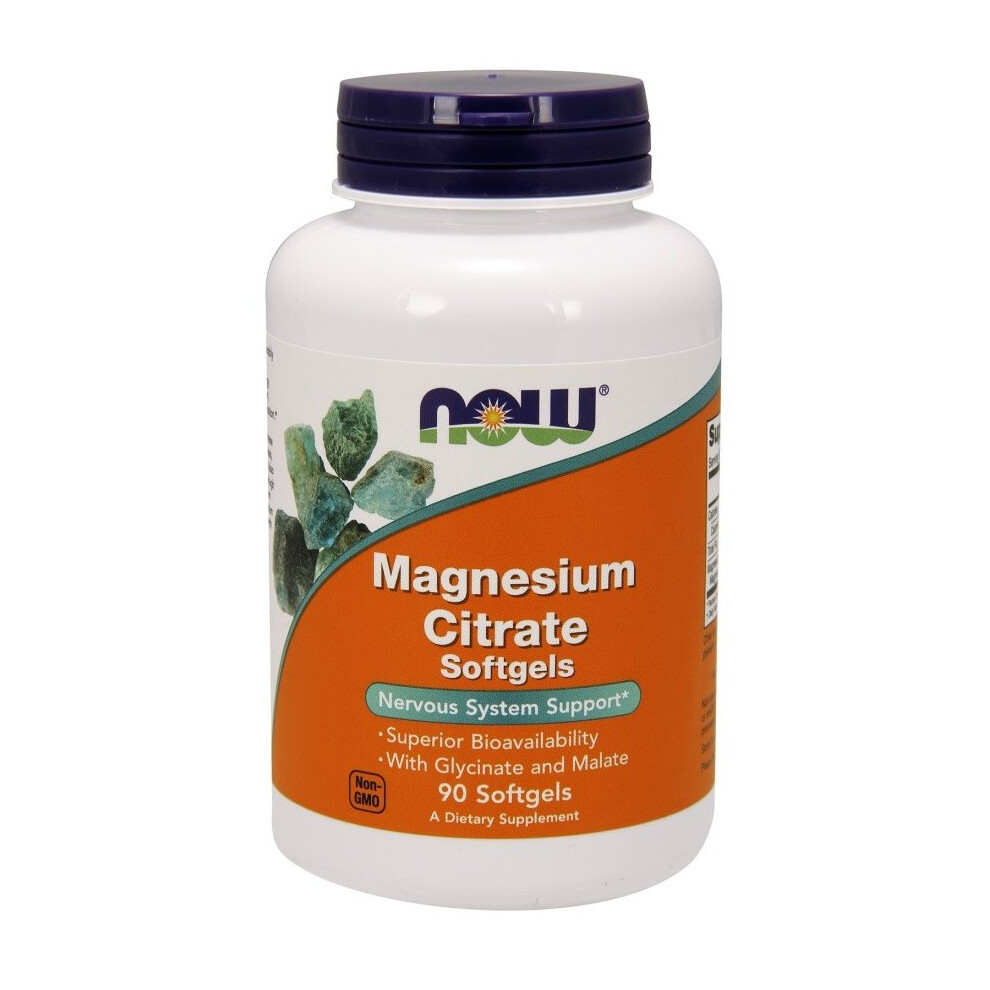 Now Foods Magnesium Citrate Softgels, 90 Softgels