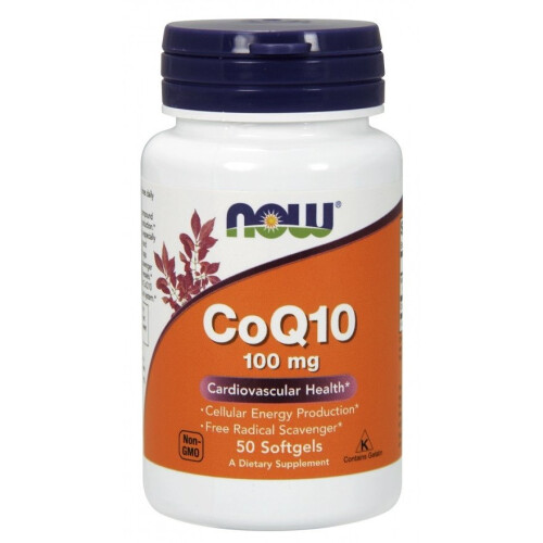 NOW Foods NOW Foods, CoQ10, 100 mg, 50 Softgels