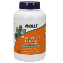 NOW Foods  Magnesium Citrate, 227g(Pure Powder)