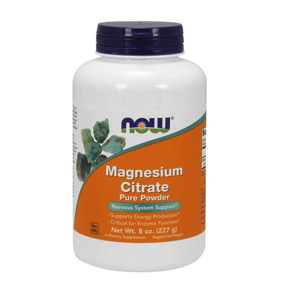 Now Foods Magnesium Citrate, 227G(Pure Powder)