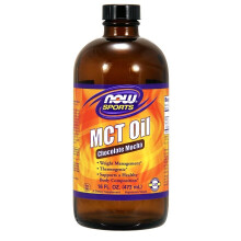 NOW Foods, Sport, MCT Olja, Choklad Mocha, 16 fl oz (473 ml)