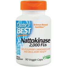 Doctor's Best, Nattokinase, 2 000 UF, 90 Capsules Végétariennes