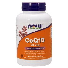 NOW Foods, CoQ10, 30 mg, 240 Veg Kapslar