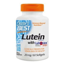 Doctor's Best, Luteïne met Lutemax 2020, 20 mg, 60 Softgels