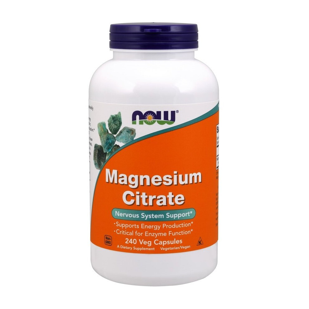 Now Foods Magnesium Citrate, 400Mg - 240 Vcaps
