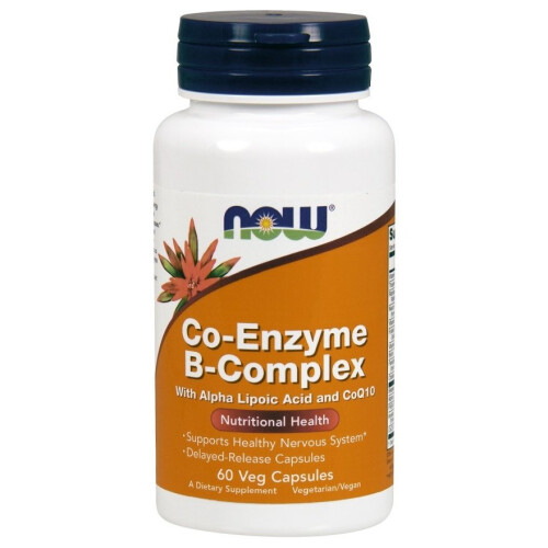 NOW Foods NOW Foods, Co-Enzyme B-Complex, 60 Veg Kapsułek