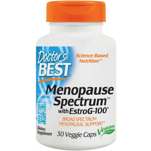 Doctor's Best Espectro da Menopausa com EstroG-100 - 30 cápsulas
