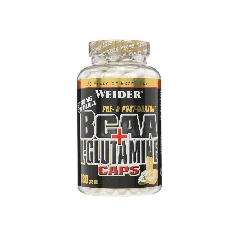 Weider Bcaa + L-Glutamine Caps - 180 Caps