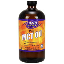 NOW Foods, Sports, MCT-Olie, Uduft, 32 fl oz (946 ml)