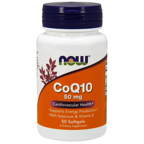 NOW Foods Maintenant, suppl   ments aliments CoQ10 50 mg