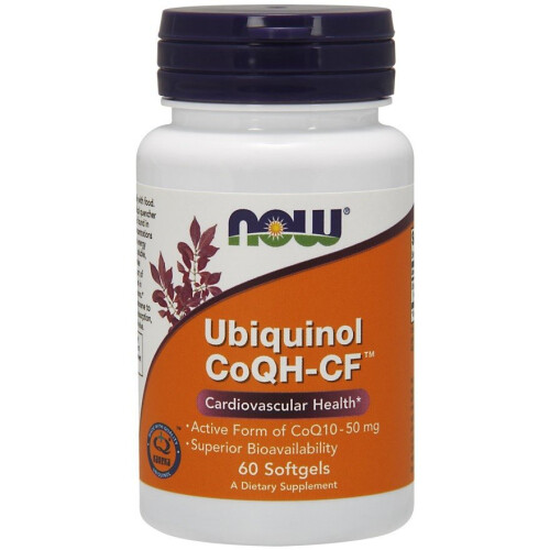 NOW Foods ΝΟου Φουντς, Ουβικουίνολ CoQH-CF, 50 mg, 60 Μυτερά