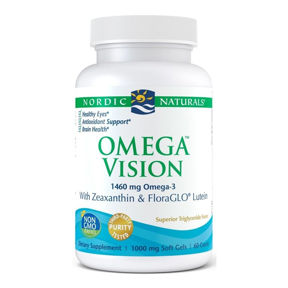 Nordic Naturals Omega Vision, 1460Mg - 60 Softgels