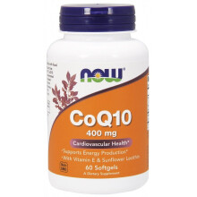 NOW Foods, CoQ10, 400 mg, 60 Softgels