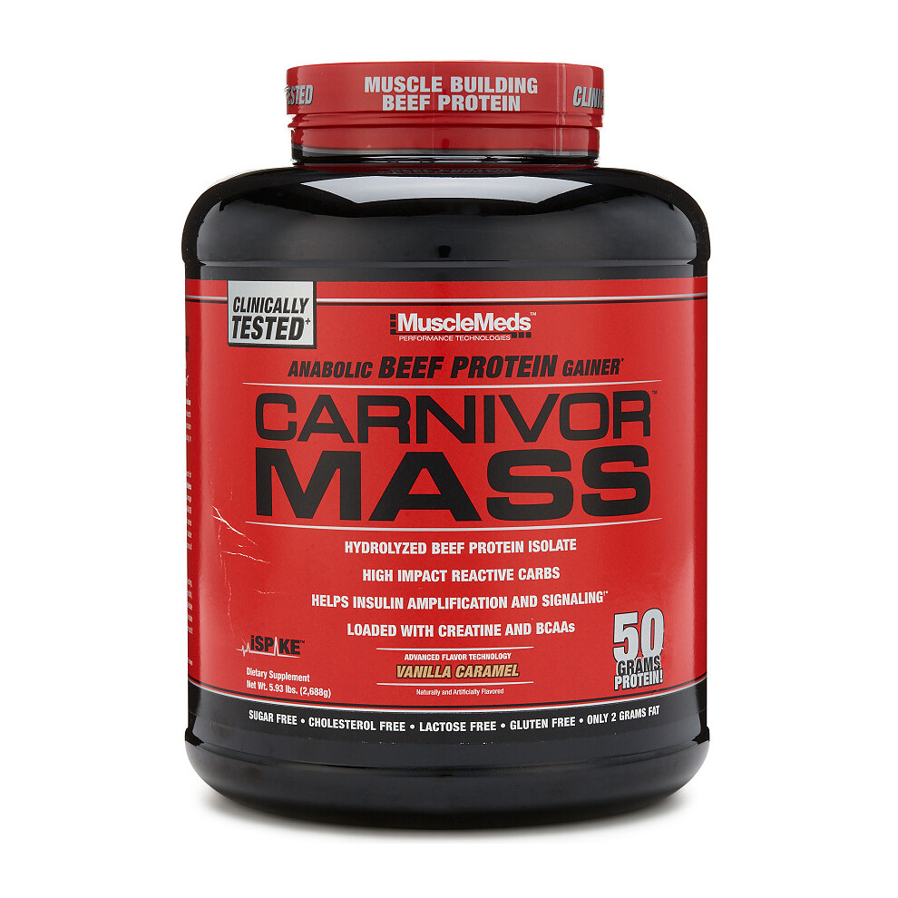 MuscleMeds  Carnivor Mass, Chocolate Fudge, 2716g