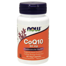 NOW Foods, CoQ10, 60 mg, 60 Veg Capsules