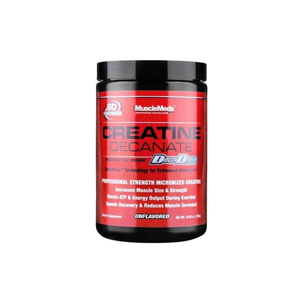 Musclemeds Creatine Decanate, Unflavored, 300G
