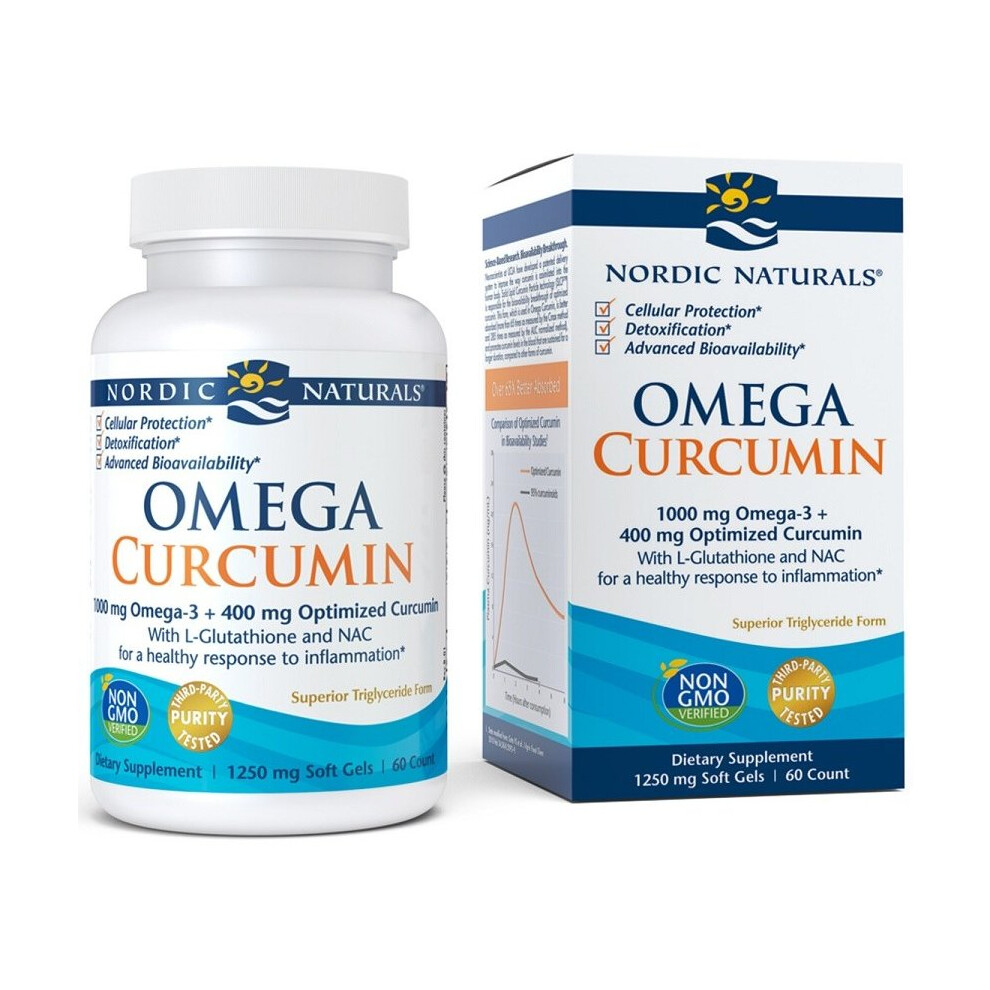 New Nordic Naturals Omega Curcumin, 1000Mg - 60 Softgels
