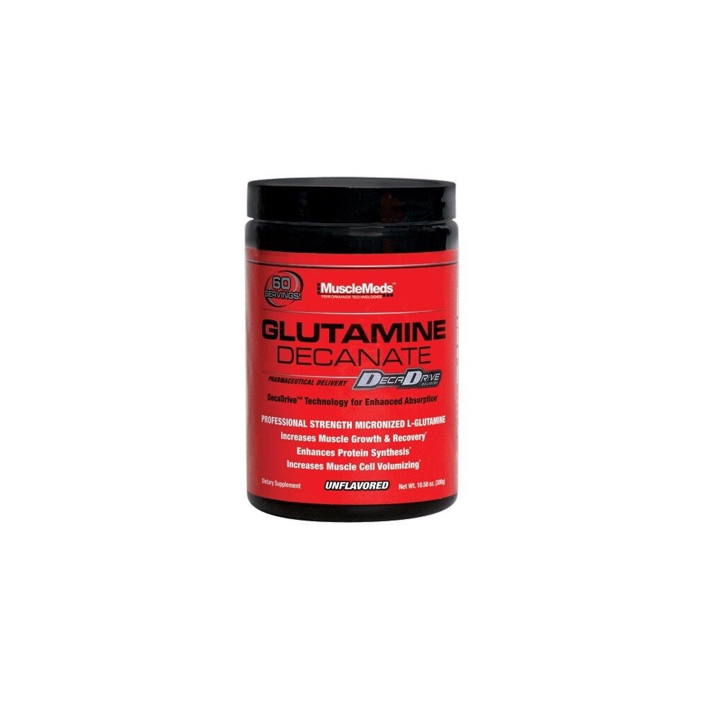 Musclemeds Glutamine Decanate, Unflavored, 300G