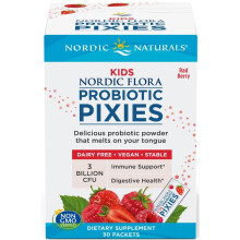 Nordic Naturals, Kids Probiotic Pixies, Ages 3+, Mixed Berry, 30 Packets, 0.035 oz (1 g) Each