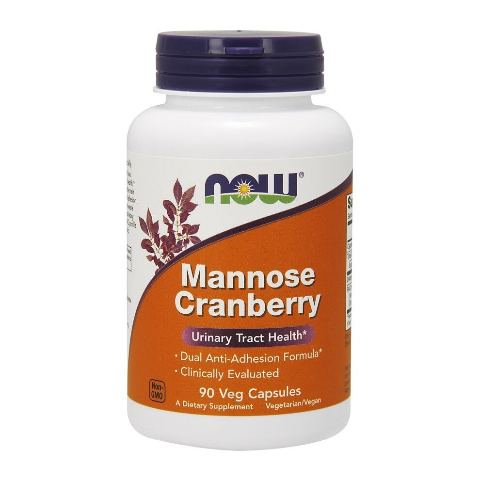 Now Foods Mannose Cranberry - 90 Vcaps