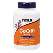 NOW Foods, CoQ10, 60 mg, 180 Veggicapsules