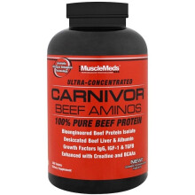 MuscleMeds, Carnivor Beef Aminos, Protein de Carne de Bovin 100% Pura, 300 Tablete