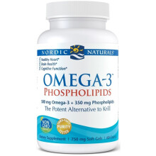 Nordic Naturals, Omega-3-fosfolipiden, 60 zachte gelcapsules