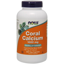 NOW Foods, Calciu Coral, 1.000 mg, 250 Capsule