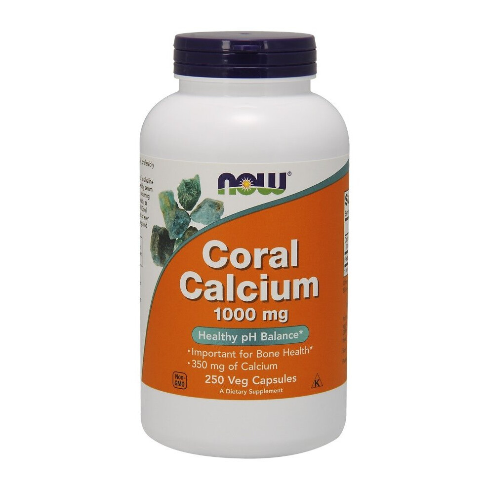 NOW Foods  Coral Calcium, 1000mg - 250 vcaps
