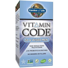Garden of Life Vitamin Code 50 & Wiser Men, 120 vcaps