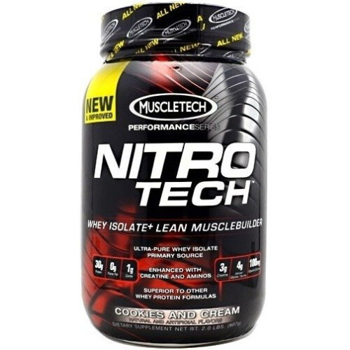 Muscletech MuscleTech Nitro-Tech, Vanilka, 907g