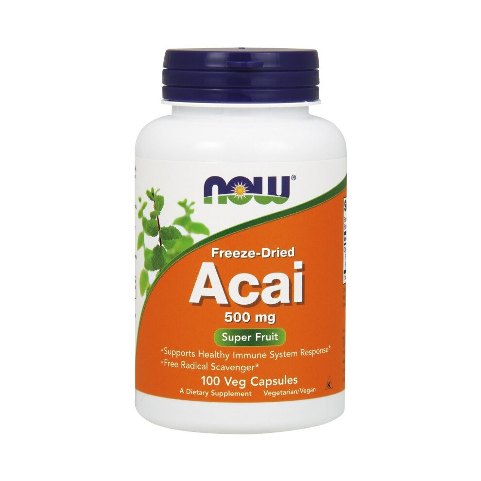 NOW Foods  Acai, 500mg - 100 vcaps