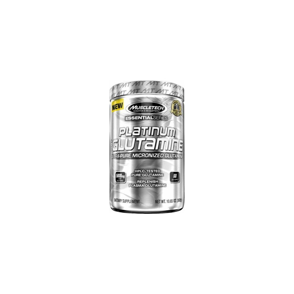 Muscletech Platinum 100% Glutamine Powder - 5G Per Serving, 302G