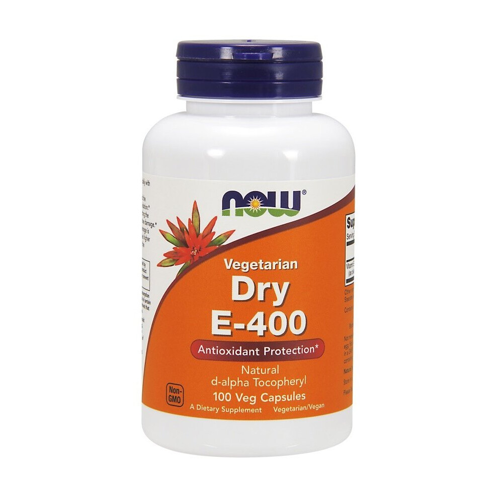 Now Foods Vitamin E-400 Dry, Vegetarian - 100 Vcaps