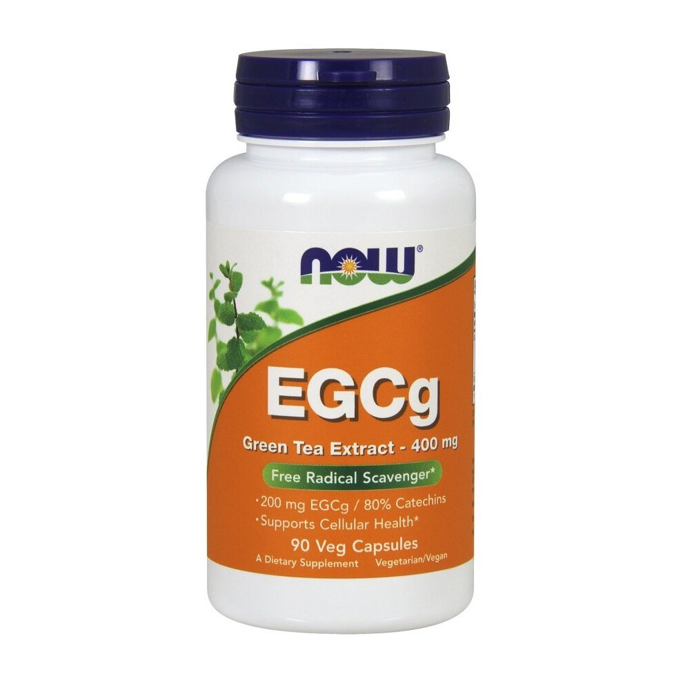Now Foods Egcg, Tea Extract, 400Mg, 90 Veg Capsules Green