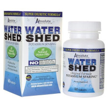 Absolute Nutrition, Watershed, Sparing de Potasio, 60 Tablet