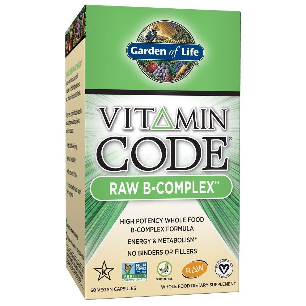 Garden Of Life Vitamin Code Raw B-Complex, 60 Vcaps