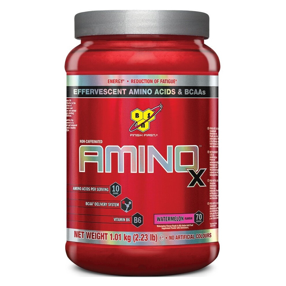 Bsn Amino X Watermelon 1010G - Stimulant-Free Bcaa Formula For Endurance & Recovery