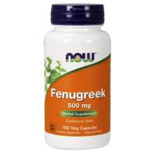 NOW Foods, Fenugreek, 500 mg, 100 Veg Capsuler