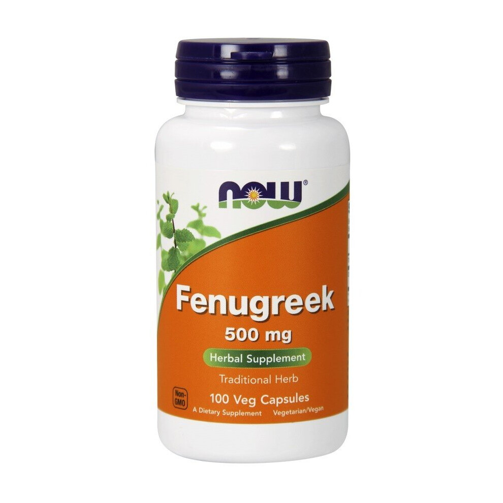 NOW Foods  Fenugreek, 500mg - 100 vcaps