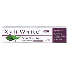 NOW Foods, Lösungen, XyliWhite-Zahnpasta-Gel, Neem & Teebaum, Minze, 6,4 oz (181 g)