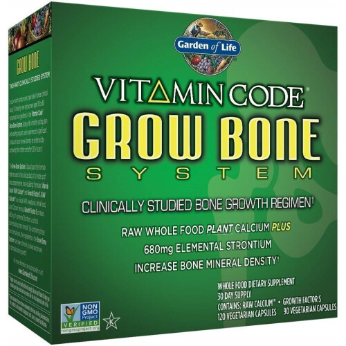 Κήπος της Ζωής, Βιταμίνη Κώδικας, Grow Bone System, 2 Φιάλες